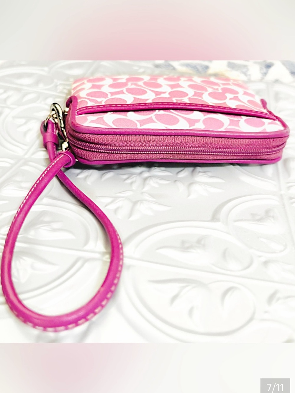 Coach Peyton Dream C Signature Wristlet - Picture 11 of 11